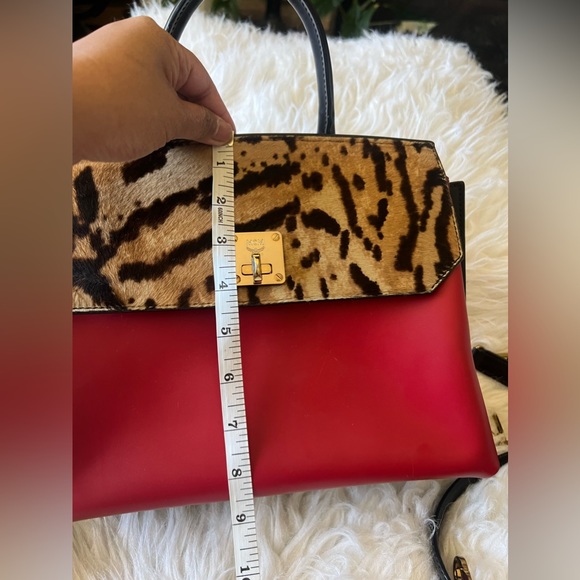 NWOT MCM Pony hair Convertable Backpack - Picture 11 of 14